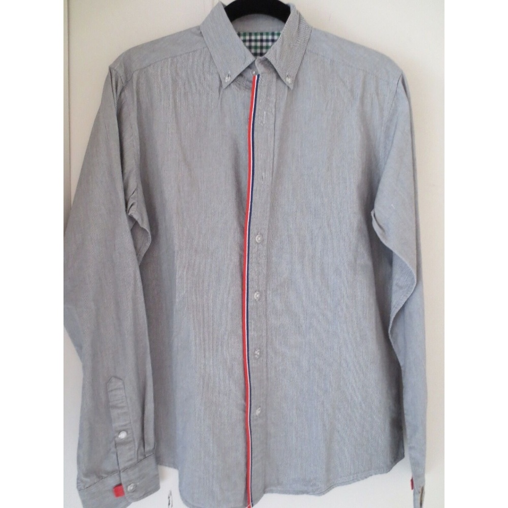 Zanerobe Shirt design grey/white